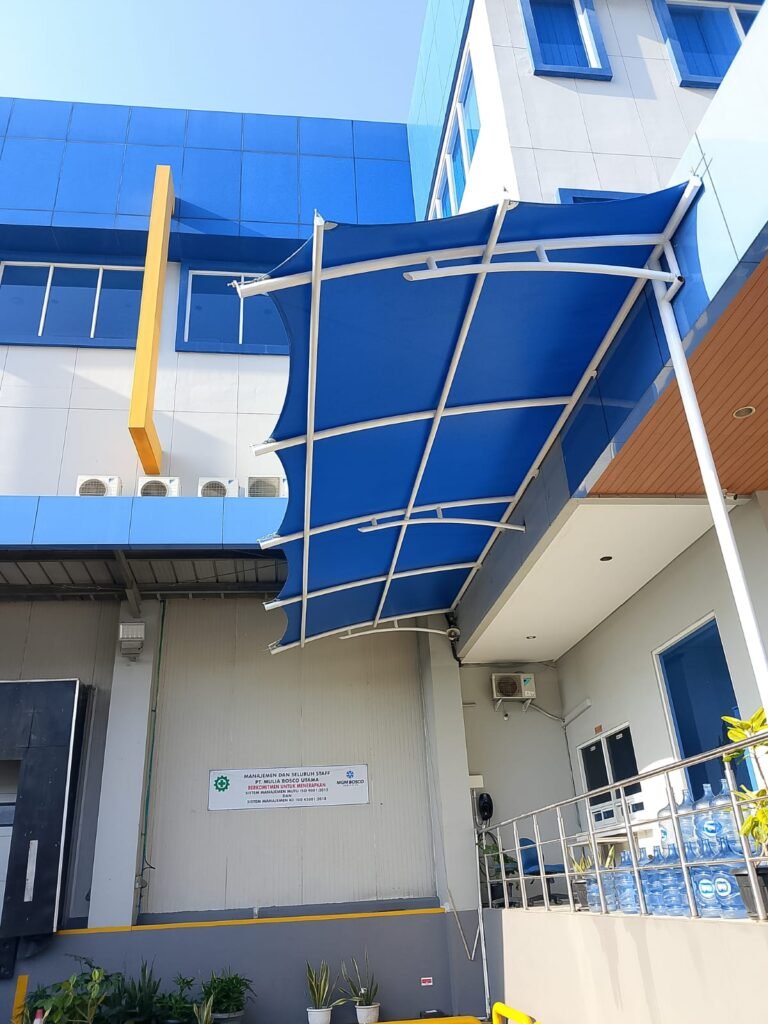 perbedaan kanopi membran PVDF dan PVC